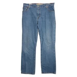 Vtg LEVI'S 550 Women's 16 Relaxed Boot Cut Stretch Denim Jeans Red Tab Med Wash